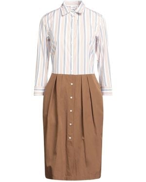 Sara Roka Midi Dress Cotton - White