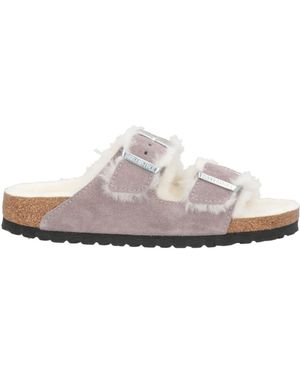 Birkenstock Sandals Leather - White