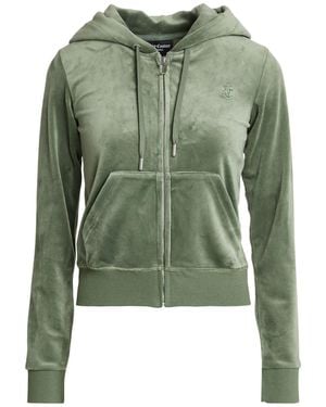 Juicy Couture Military Sweatshirt Polyester, Elastane - Green