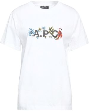 A.P.C. T-Shirts - Weiß