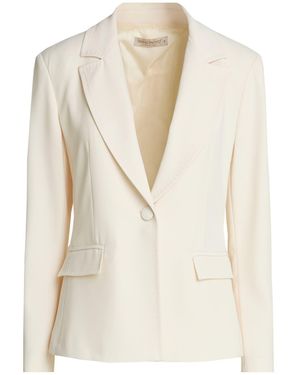 Rinascimento Ivory Blazer Polyester, Elastane - White