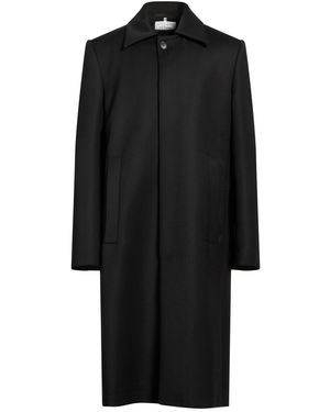 MM6 by Maison Margiela Coat Polyester, Virgin Wool - Black