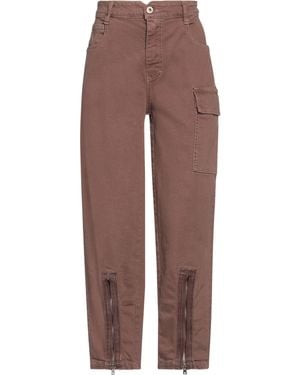 Please Jeans Cotton, Elastane - Brown