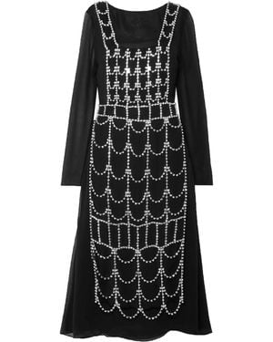Area Midi Dress - Black