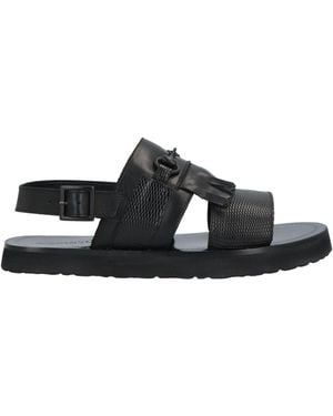 Giovanni Conti Sandals Soft Leather - Black