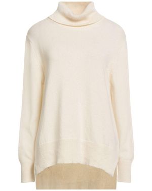 Aragona Ivory Turtleneck Cashmere - White