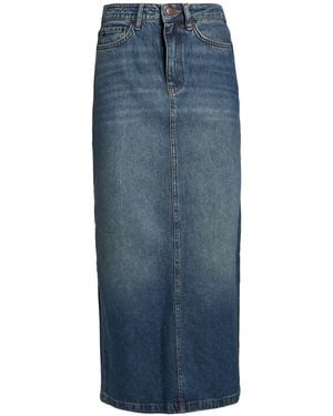DRYKORN Denim Skirt Cotton, Lyocell - Blue