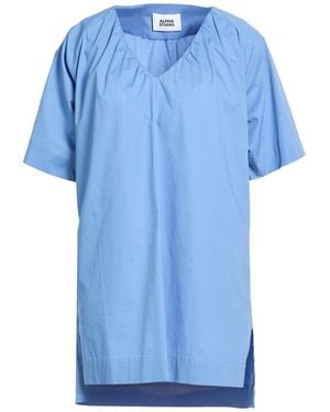 Alpha Studio Mini Dress - Blue
