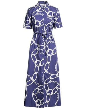 Robert Friedman Maxi Dress Cotton - Blue