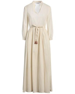Niu Cream Maxi Dress Cotton - Natural