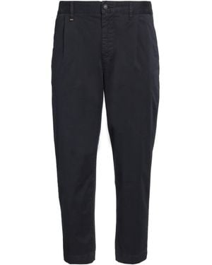 BOSS Trousers Cotton, Elastane - Blue