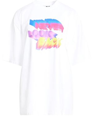 MSGM T-Shirt - Bianco