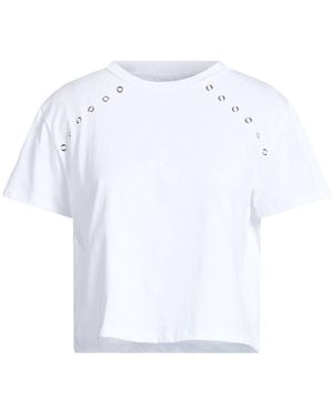 Patrizia Pepe T-Shirt Cotton, Aluminum - White