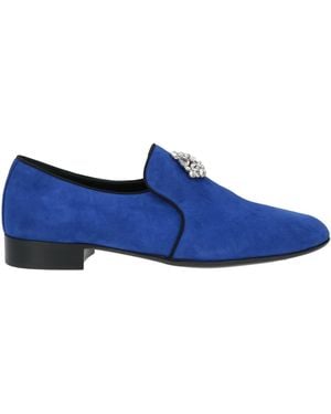Giuseppe Zanotti Bright Loafers Leather - Blue