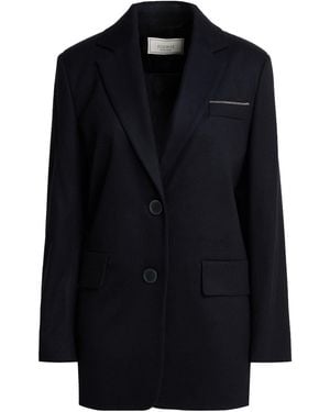 Peserico Blazer Virgin Wool, Polyamide - Blue