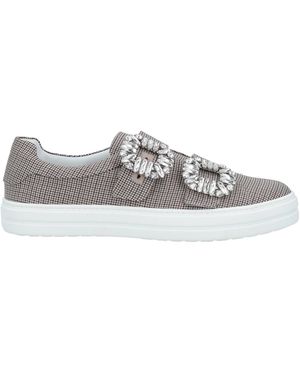 Roger Vivier Dark Sneakers Textile Fibers - Gray