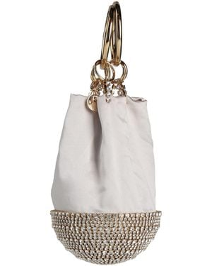 Rosantica Handbag Textile Fibers, Metal - White
