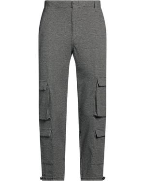 Dondup Charcoal Pants Polyester, Viscose, Polyamide, Elastane - Gray