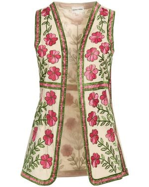 Antik Batik Waistcoat - Natural