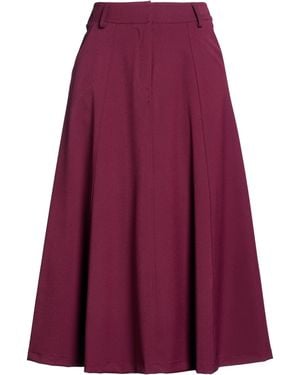 Shirtaporter Midi Skirt - Purple
