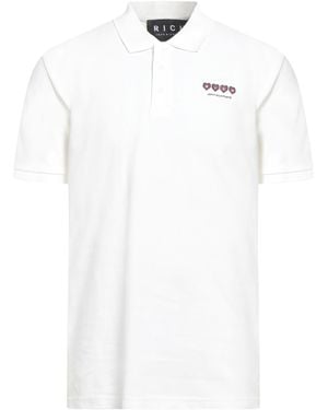 John Richmond Polo Shirt Cotton - White