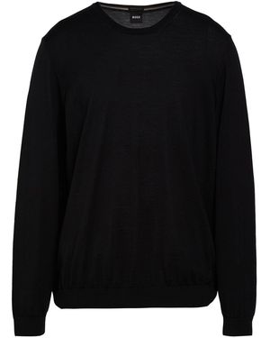 BOSS Sweater Virgin Wool - Black