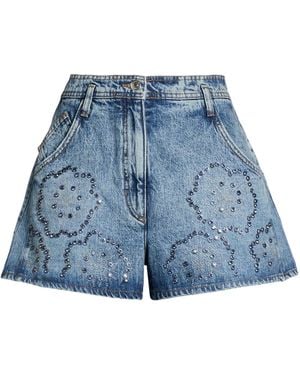Maje Denim Shorts - Blue