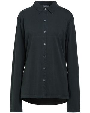 Crossley Charcoal Shirt Cotton - Black