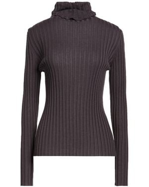 Soallure Turtleneck Wool, Acrylic - Blue