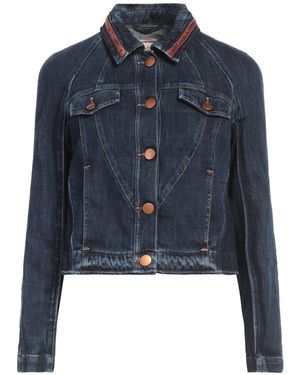 High Use Denim Outerwear Cotton, Elastane, Polyester - Blue