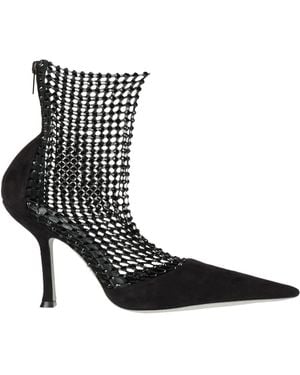 Rene Caovilla Ankle Boots Leather, Glass - Black