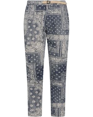 White Sand Pants Cotton - Gray