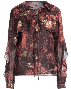Fracomina Top Polyester - Brown