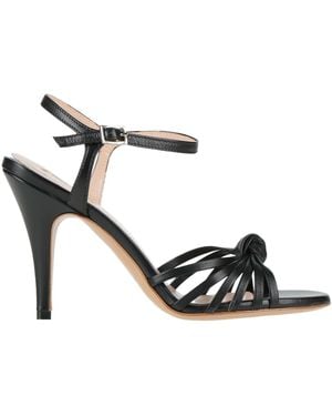 Ovyè Playlist Sandals Leather - Black