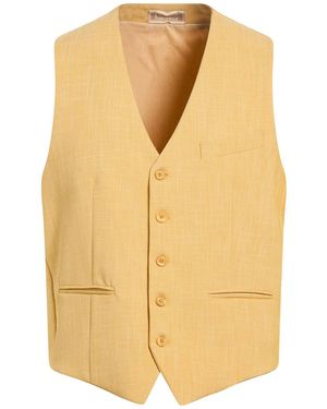 BERNESE Milano Tailored Vests - Yellow