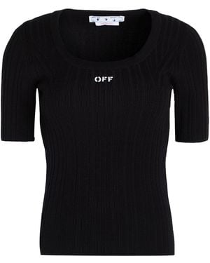 Off-White c/o Virgil Abloh Jumper Viscose, Polyester - Black