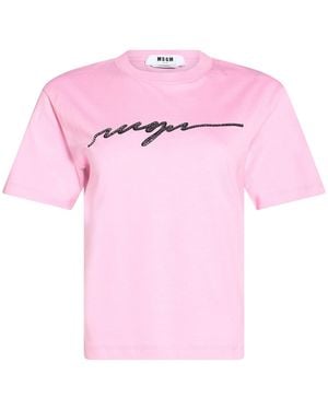 MSGM T-Shirt - Pink