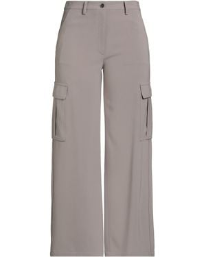 Theory Taupe Pants Triacetate, Polyester - Gray