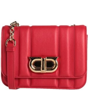 Ferragamo Cross-Body Bag Calfskin - Red