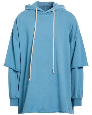 Rick Owens Sweatshirt Cotton - Blue