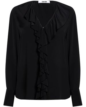 Grifoni Shirt Acetate, Silk - Black