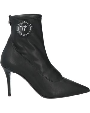 Giuseppe Zanotti Ankle Boots Textile Fibres - Black