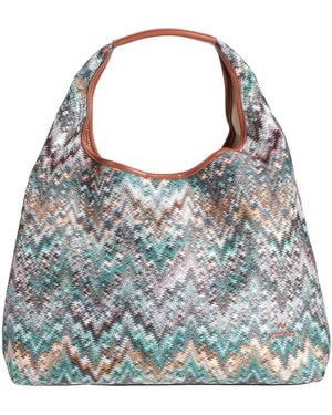 Missoni Handbag Textile Fibres - Blue