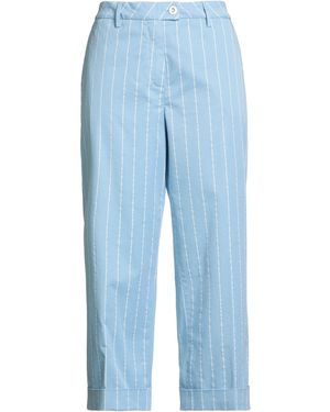 RE_HASH Light Trousers Cotton, Elastane - Blue