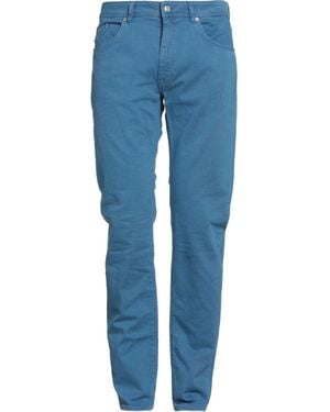 BARMAS Trousers Cotton, Elastane - Blue