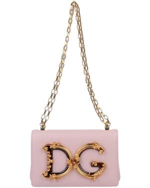Dolce & Gabbana Shoulder Bag - Pink