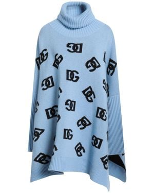 Dolce & Gabbana Sky Turtleneck Virgin Wool - Blue