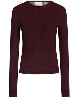 forte_forte Jumper Virgin Wool, Polyamide - Purple