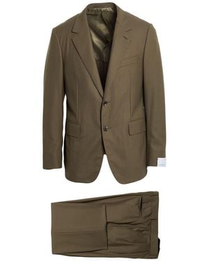 Caruso Military Suit Wool - Green