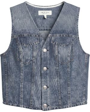 Rag & Bone Waistcoat - Blue